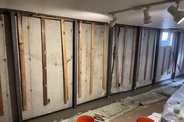 Basement waterproofing